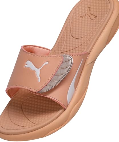 Image of Puma, Women, Royalcat Comfort SoftrideWns, Island Pink-Deeva Peach-Rose Gold, Slide, 6UK, (39671105)