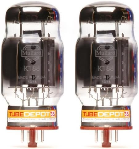 Pair of Mullard KT88 New Production Power Vacuum Tube