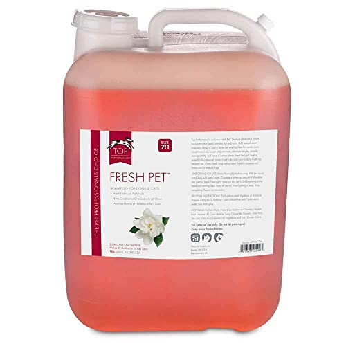 Top Performance Fresh Dog and Cat Shampoo, 5-Gallon