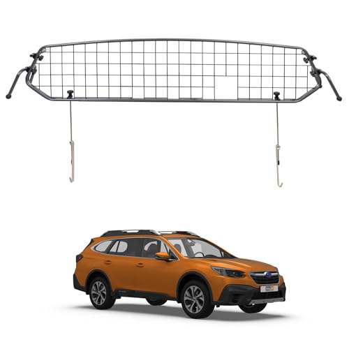 TRAVALL Compatible with Subaru Outback (2019+) Dog Car Barrier Guard Custom Fit Accessory Heavy Duty Steel Mesh Trunk Divider Safety Travel Premium Luggage Cargo Barrier Backseat Protection