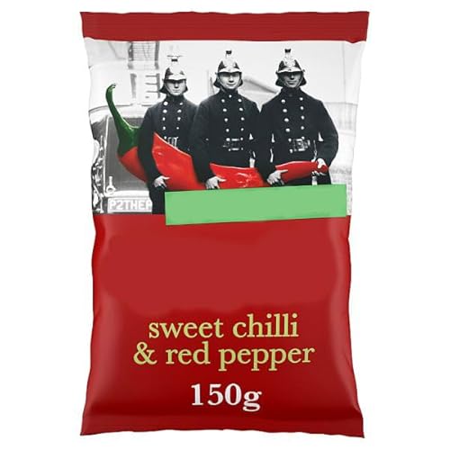 Sweet Chilli & Red Pepper Sharing Crisps, 150g, Gluten Free, Suitable for Vegetarians