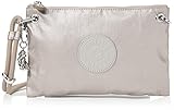 Farbe: Weiß (White Metallic) Kipling Damen Knippa Umhängetasche Silber (Metallic Glow)