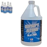 Quality Chemical - Super Premium - 99.9% Pure Isopropyl Alcohol (IPA) - Made in The USA - Concentrated Isopropyl Alcohol or 4(32oz) Bottles