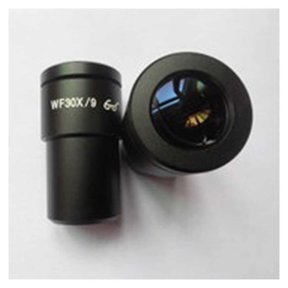 Microscope 2 PCS WF10X WF20X WF15X WF25X High Eyepoint Eyepiece for Stereo Microscope Eyepieces Parts Or Accessories(2PC WF30X 9mm)