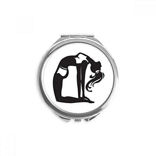 Miroir de maquillage sain de poche compact pour retouches