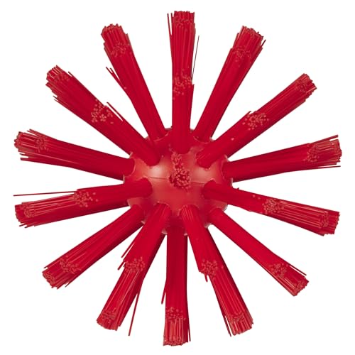 Image of Vikan 5382804 Pipe Brush with Handle, one Piece, 3.1 inch, Medium, Red