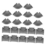 NUOBESTY 1set Retro Water Pipe Fitting Connectors Industrial Malleable Iron Elbow and Tee for Furniture Projects Wall-mounted Shelves and Hanger Racks