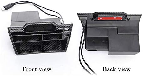 Miniatura 5 de Rifoda Caja de almacenamiento para consola central Civic de 10 generación para Honda Civic 2016, 2017, 2018, 2019, 2020, 2021, monedas, bandejas,