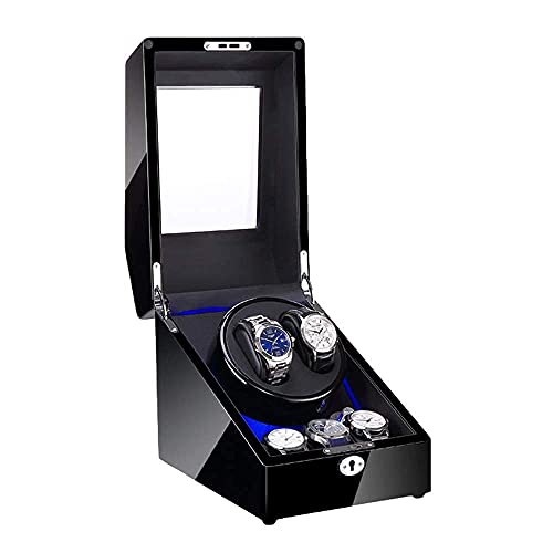 Consejos y comparativas para Comprar Pintura para madera exterior para comprar hoy. 31 fqbpeazxw Enrollador automático de Relojes 2 + 3 Caja enrolladora de Relojes Acabado de Pintura de Piano con luz LED Azul Almohadas Suaves para Relojes Motor silencioso