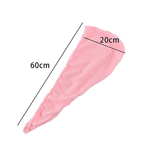 Microfiber Absorbent Hair Towels Towel/Hat/Cap Hair Dry Quick Dryer Bath Salon Towels For Gym, Bath, Spa, Shaving, Shampoo, Home Hair Drying (Yellow) #TOP1