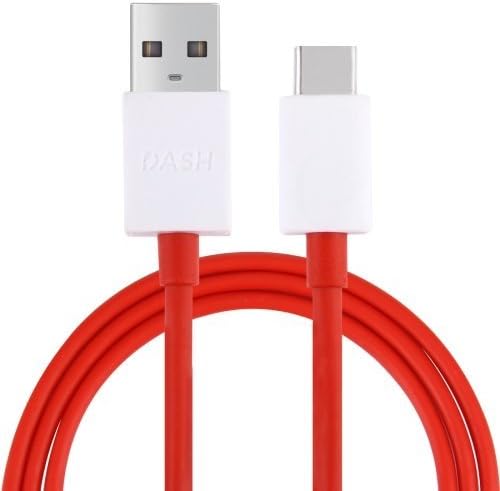 Cable Compatible with Oneplus 3 / 3T / 5 / 5T / 6 / 6T / 7 / 7 Pro , Dash Type C USB Data Cable Charging Rapidly Cable (3.3ft /1M)-Red
