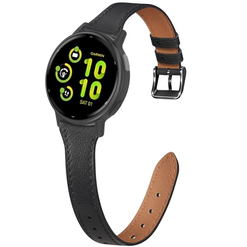 Huadea 20mm �X�������U�[�X�g���b�v Garmin Vivoactive 6 �E�H�b�`�o���h/Vivoactive 5/3/3 Music/Venu Sq 2�Ή� �N�C�b�N�����[�X���^���X�g�o���h Forerunner 55/165/245/64