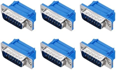 Amazon.com: MECCANIXITY D-sub Connector DB15 IDC Crimp Connector Male ...