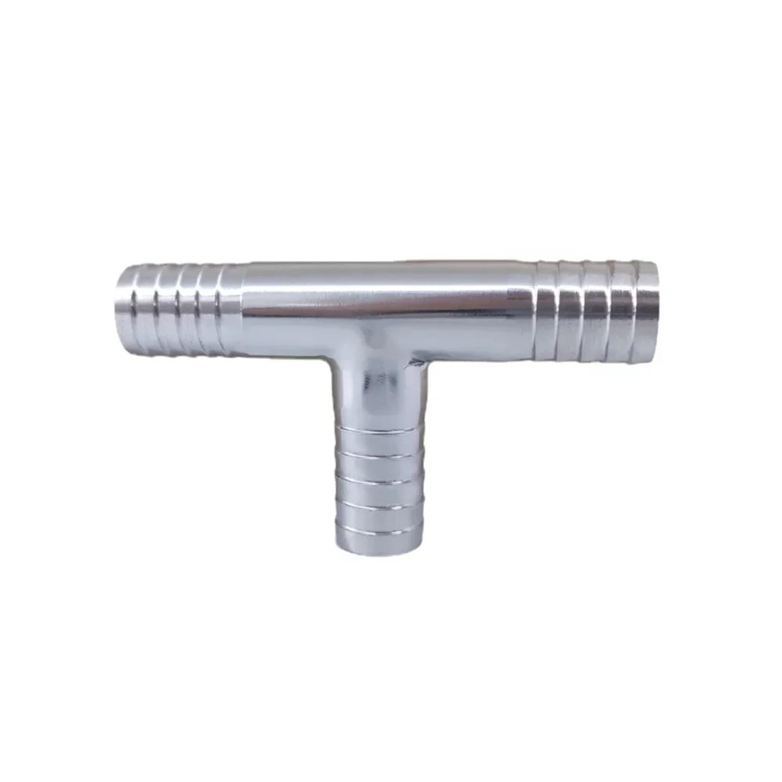 Raccord De Tuyau Cannelé en Acier Inoxydable 304 De Type T, Connecteur À 3 Voies, 12,7, 16, 19, 25, 32, 38, 45, 51 Mm(12.7mm Barb)