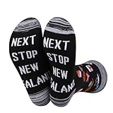 JXGZSO New Zealand Travel Socks - Trip Lover and Vacation Gift - Next Stop New Zealand
