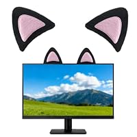 Amazon.co.jp: 2個入り 猫耳 コンピューターモニター装飾 可愛い
