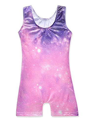 Image of HOZIY Gymnastics Leotards for Girls Unicorn Aurora Rainbow Mermaid Dinosaur Cupcake Sparkle Biketard Toddlers Kids Children
