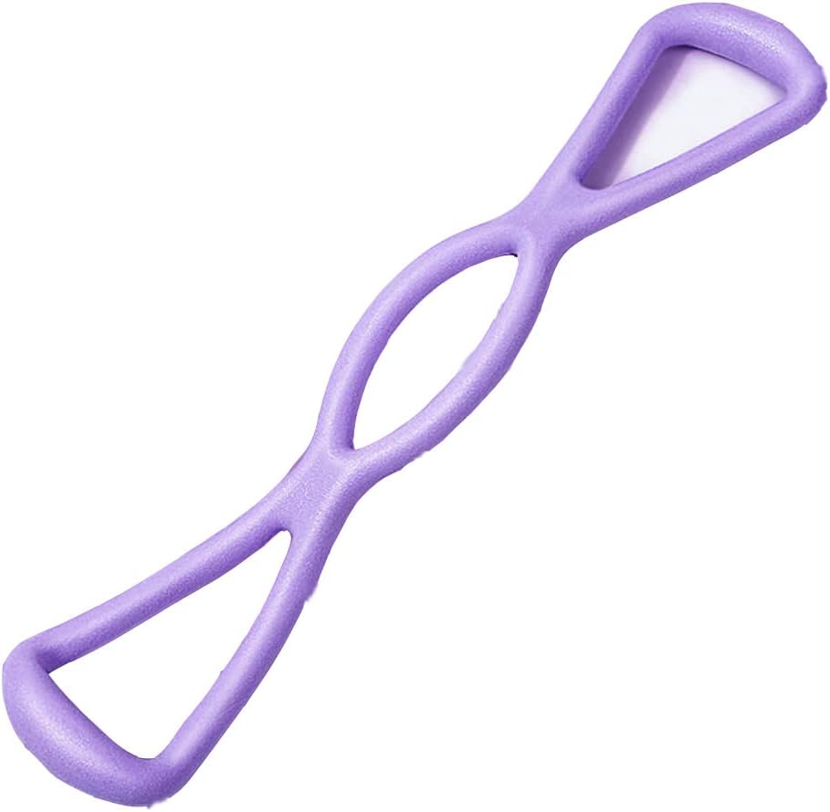Yoga Resi Exercise Bands Pull Rope 8 Word Chest Expander Gym Fitness Equipment Elastic Muscle Training Tubing Tension Rop,Purple