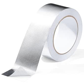 Aluminum Foil Tape, Silver Self-Adhesive Heat Shield - View #10