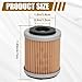 KN142 Oil Filter for Compatible with Yamaha YFM350 YFP350 YFM350X Warrior YFM350FW YFM400 Big Bear Wolverine YZ426F YZ250 YZ400F Replace HF142 KN142 Pack of 3
