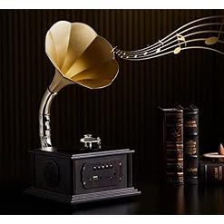 Tourne-Disque Bluetooth, Tourne-Disque Vinyle Vintage avec Haut-parleurs/CD/Cassette/Radio FM/USB et Enregistrement… - Les Beatles, Paul McCartney, John Lennon, RIngo Starr, George Harrison Tourne-Disque Bluetooth, Tourne-Disque Vinyle Vintage avec Haut-parleurs/CD/Cassette/Radio FM/USB et Enregistrement… – Image 4