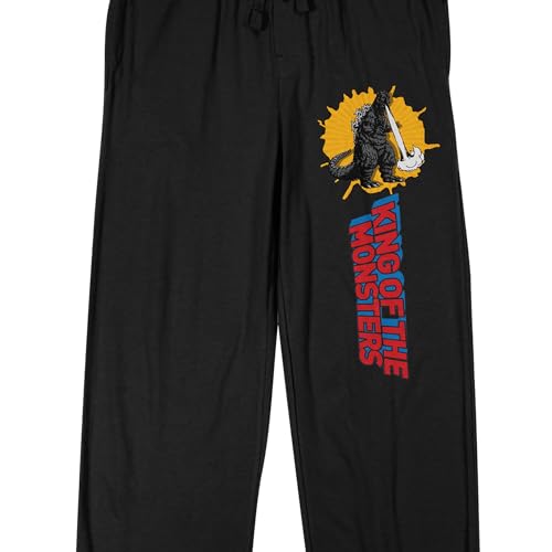 Godzilla King of The Monsters Men's Black Sleep Pants2