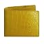 Bifold-Yellow-Croc Belly Double Side