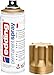 Produktbild edding 5200 Permanent Spray - 200 ml - Acryllack zum Lackieren und Dekorieren von Glas, Metall, Holz, Keramik, Kunststoff, Leinwand - Lackspray, Acrylspray, Farbspray (reichgold matt)