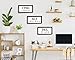Pinetree Art Rustic Wooden Office Decor - CTRL ALT DEL Framed Motivational Wall Art - Inspirational Positive Quotes Wall Hanging, Set of 3 (6