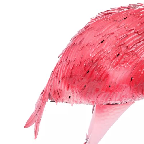 Image of 3 Pack Flamingo Ornament,Flamingo Garden Statues and Sculptures,Metal Birds Yard Art Outdoor Statue, Red Pink Flamingo Lawn Ornaments for Home, Patio, Backyard Decor