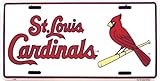St. Louis Cardinals Classic Metal Auto Tag Embossed