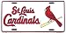 HangTime St. Louis Cardinals Classic Metal Auto Tag Embossed