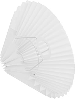 Abajour Lamp Shade Pleated Cloth Light Shade European Style Lamp Shade Cloth Lampshade Lamp Dust Cover for Table Lamp Chandelier Decoration White Lampshade Japanese Table