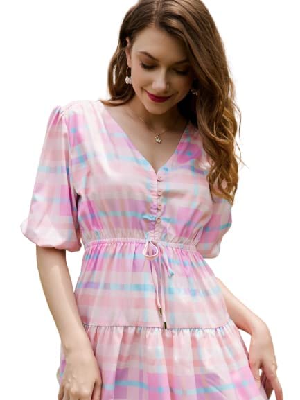 Image of DHRUVI Trendz Women's Dress | One Piece Dress for Women | Standard Length Dresses for Women | Trendi Dress for Women | Dress
