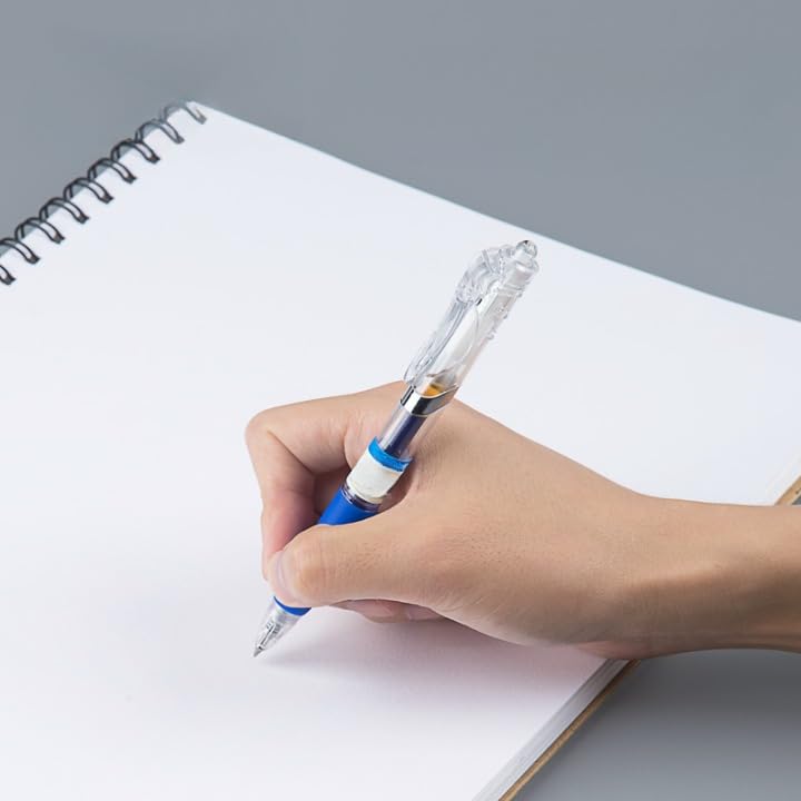 Image of Kinbor Breeze Gel Pens -Blue | 0.5mm Retractable Point | Smooth Writing Gel Ink Pens with Comfortable Grip | Perfect for School, Office, or Journaling - Pack of 5