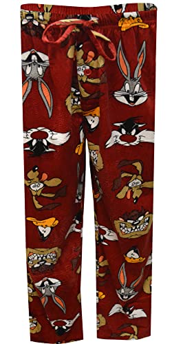 Briefly Stated Mens Looney Tunes Cast of Characters Minky Fleece Loungepants