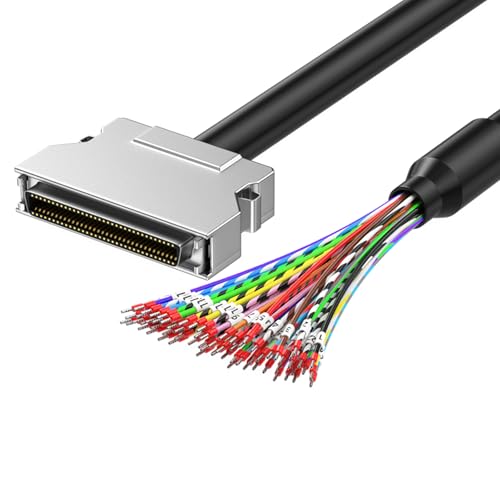 Qsvbeeqj SCSI - Cavo singolo, femmina, 28 AWG per registratori di registrazione, scanner, dischi rigidi CN14P CN20P CN26P CN36P CN50P CN68P