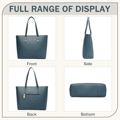 Image of FSD. WG Leather Purses and Handbags for Women Tote Shoulder Bag Satchel Handbag with Top Handles