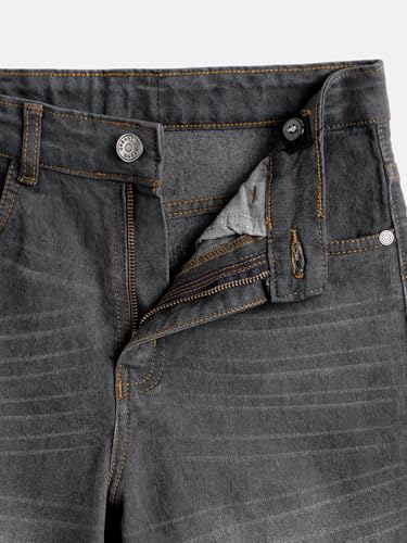 Image of Urbano Juniors Boy's Loose Baggy Fit Washed Denim Jeans Stretchable