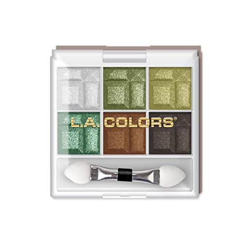 L.A. COLORS 6 Color Eyeshadow, Charming CES462