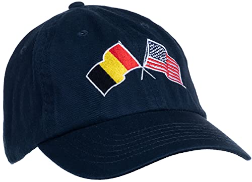 Image of Ann Arbor T-shirt Co. American Friendship Nations Flag Baseball Low Profile Dad Hat for Men Women