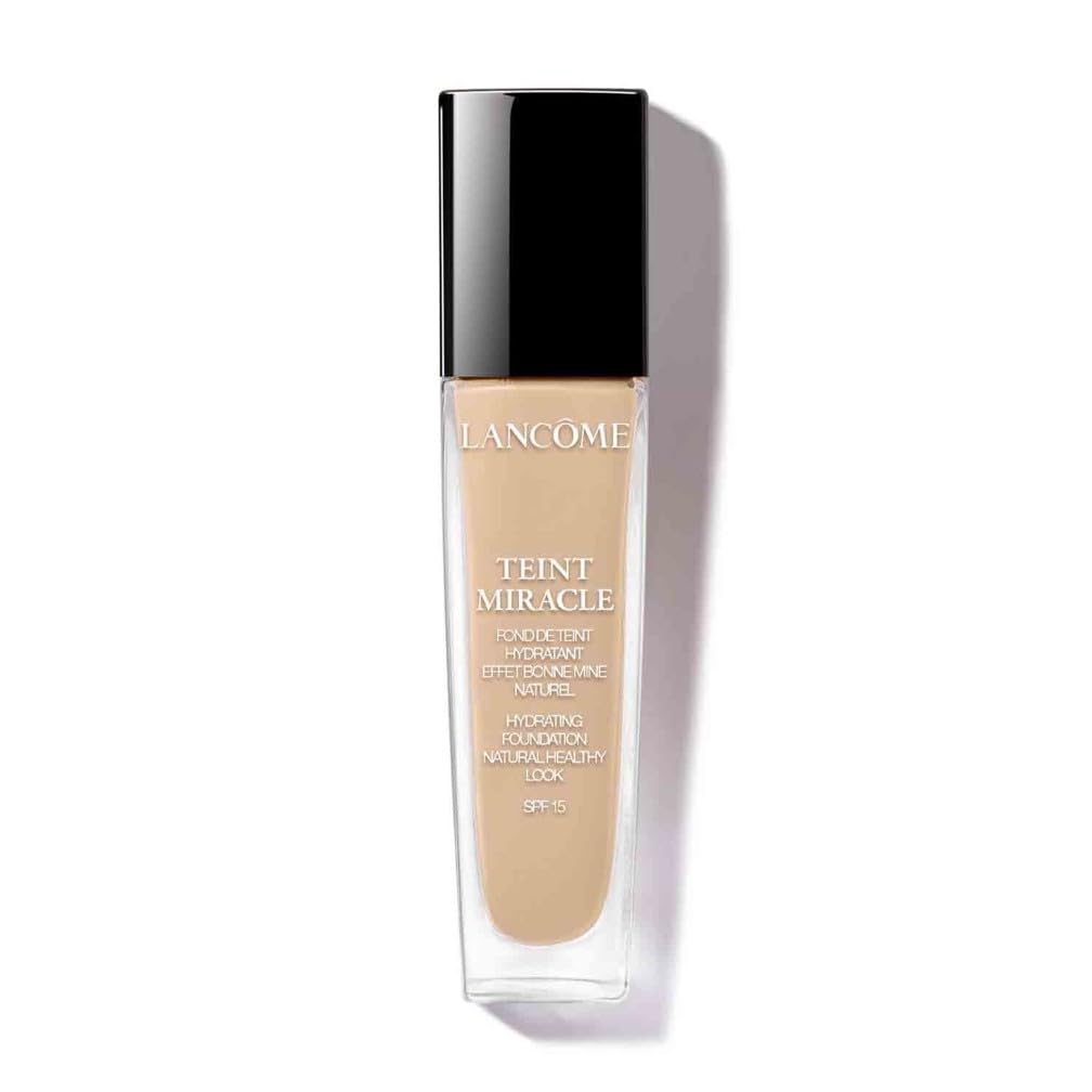 Lancôme Teint Miracle Foundation, Luminous Satin Finish, Liquid Foundation, Enriched with Hyaluronic Acid & Moringa Extract, Lightweight and Breathable Finish, SPF 15, Shade: 04 Beige Nature, 30ml
