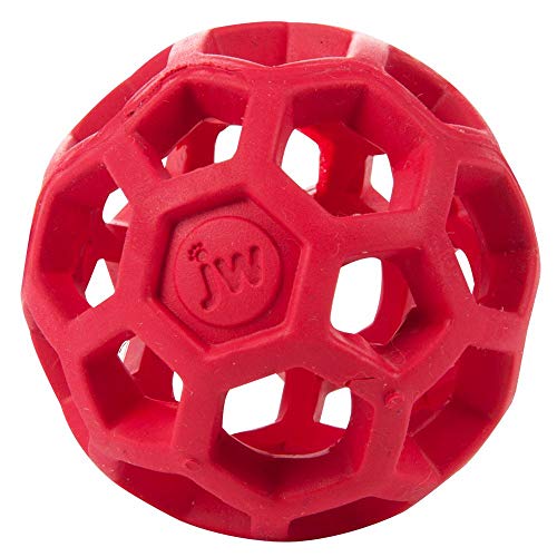 JW Bola Holee Roller Mini Vermelho Para Cães Para Cães Mini Vermelho