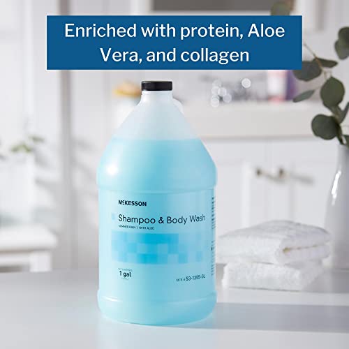 Mckesson Body Wash And Shampoo With Aloe, Summer Rain Scent, 1 Gal, 1 Count #TOP4