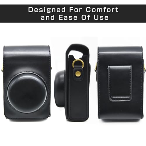 Funda para Cámara BEADY para Ricoh GR Serie, Cuero PU Negro miniatura 4