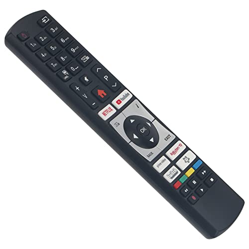 RC4518P Ersetzte Fernbedienung Passend für Telefunken Smart TV 42FG7450 E32F545A D32H125N3 D32H125N3C 32DTH525 39DTH525 XH32K550D XU55K700 QU65K800 L50F185N2V2 D55U554E1CW D55U660X5CWI