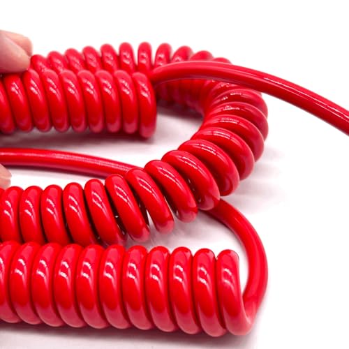 Câble électrique spiralé 2.5 mm² extensible 10m en polyuréthane