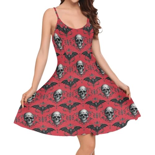 Image of Coloranimal Women's Summer Sleeveless Casual Swing Dresses with Loose Fit Beach Sundress