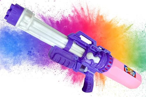 Image of High Pressure Multiple Nozzle Water Gun Water Toy Gun Water Pistol Holi Pichkari Holi pichkari, Pichkari for Kids, Water Gun for Boys, Pichkari for Girls (Big Water Gun 4)