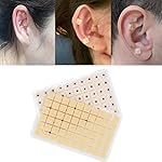 Ear Seeds Auricular Sticker kit,Acupuncture Kit Acupressure with Ears Seed 420 Pcs, Ear Chart, Tweezer - Image 2